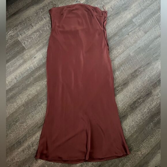 Sugarlips R.S.V.P Plus Open Back Satin Maxi Dress-Size 2X - Picture 4 of 10